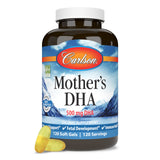 Carlson Mères DHA - tableau dosage sur l’étiquette.