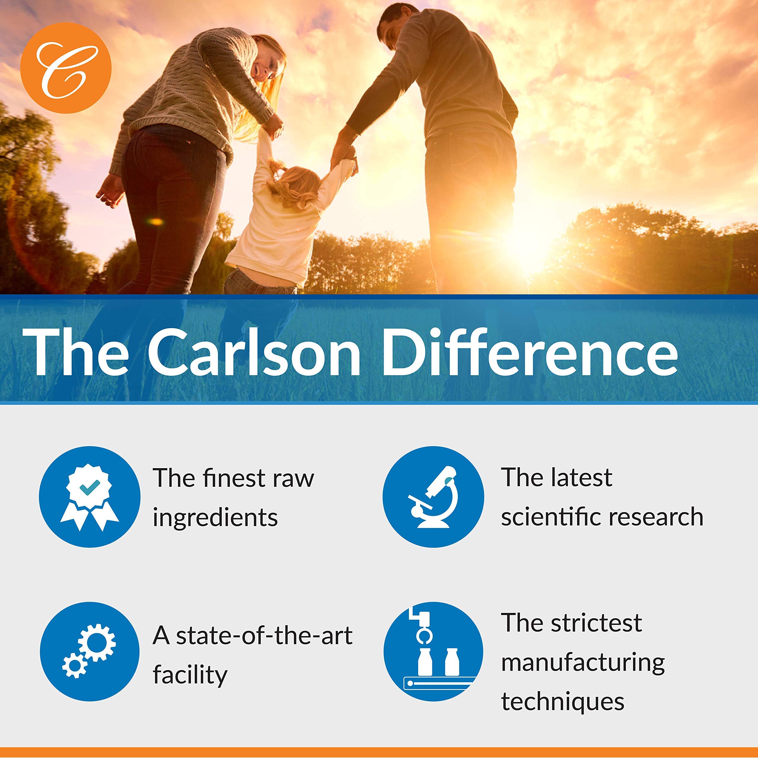 Carlson DHA - soutien potentiel à la croissance et au développement chez l'enfant