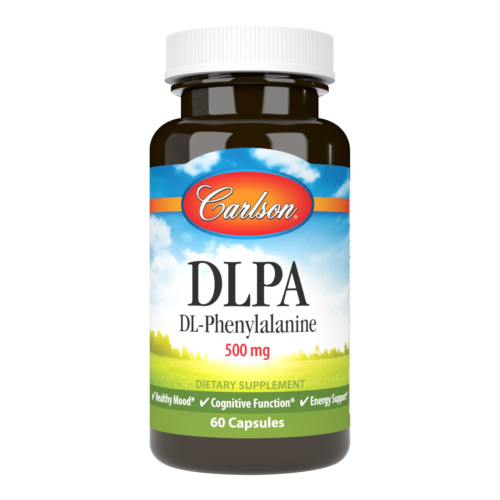 Carlson DLPA: Bouteille 60 capsules pour le soutien potentiel de l'humeur