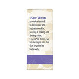 Carlson E-Gem Gouttes: compte-gouttes et vitamine E pour nourrir la peau.