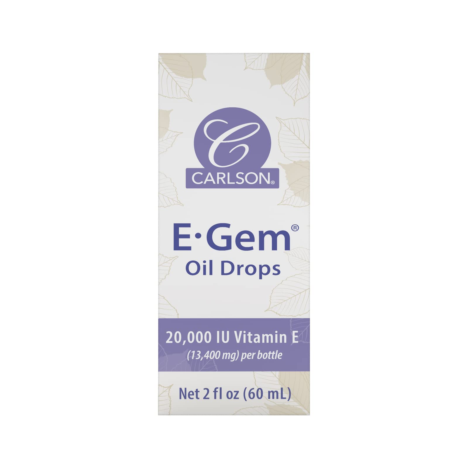 Carlson E-Gem huile sans parabènes ni colorants.