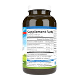 Étiquette Carlson E-Gems Elite indiquant 400 UI de vitamine E et tocophérols.