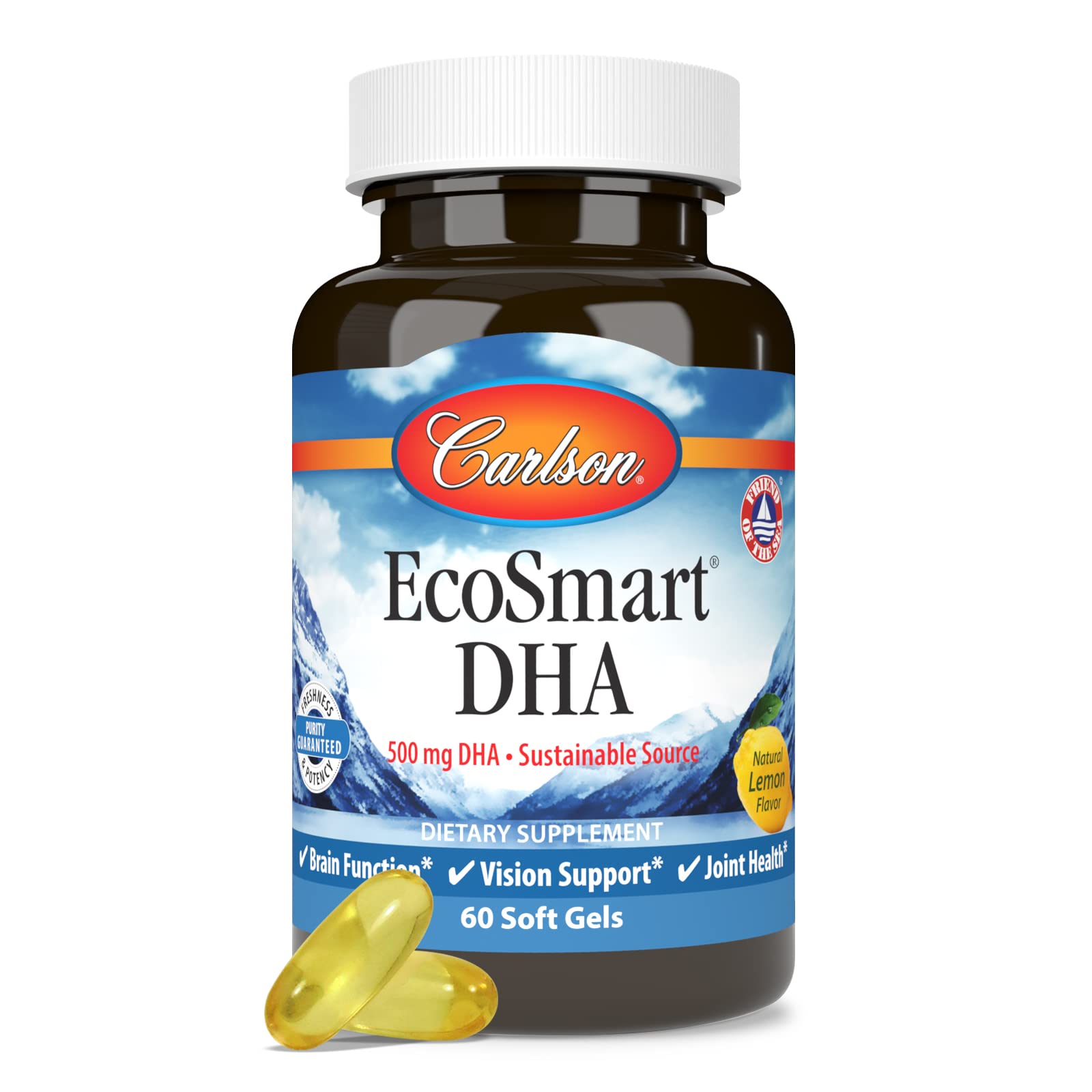 Carlson EcoSmart DHA 500 – certifications Friend of the Sea et IFOS garanties