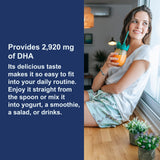 Carlson Elite DHA arôme orange, expérience de dégustation agréable.