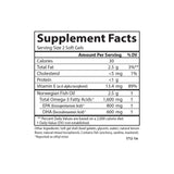 Carlson Elite Omega-3 Gems – capsules citron, prise quotidienne lors des repas.