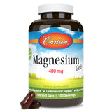 Carlson gélules magnésium 400 mg dans le flacon – soutien potentiel au muscle