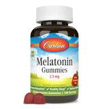 Carlson Gommes Mélatonine 2,5 mg – bouteille visible pour une routine nocturne pratique.