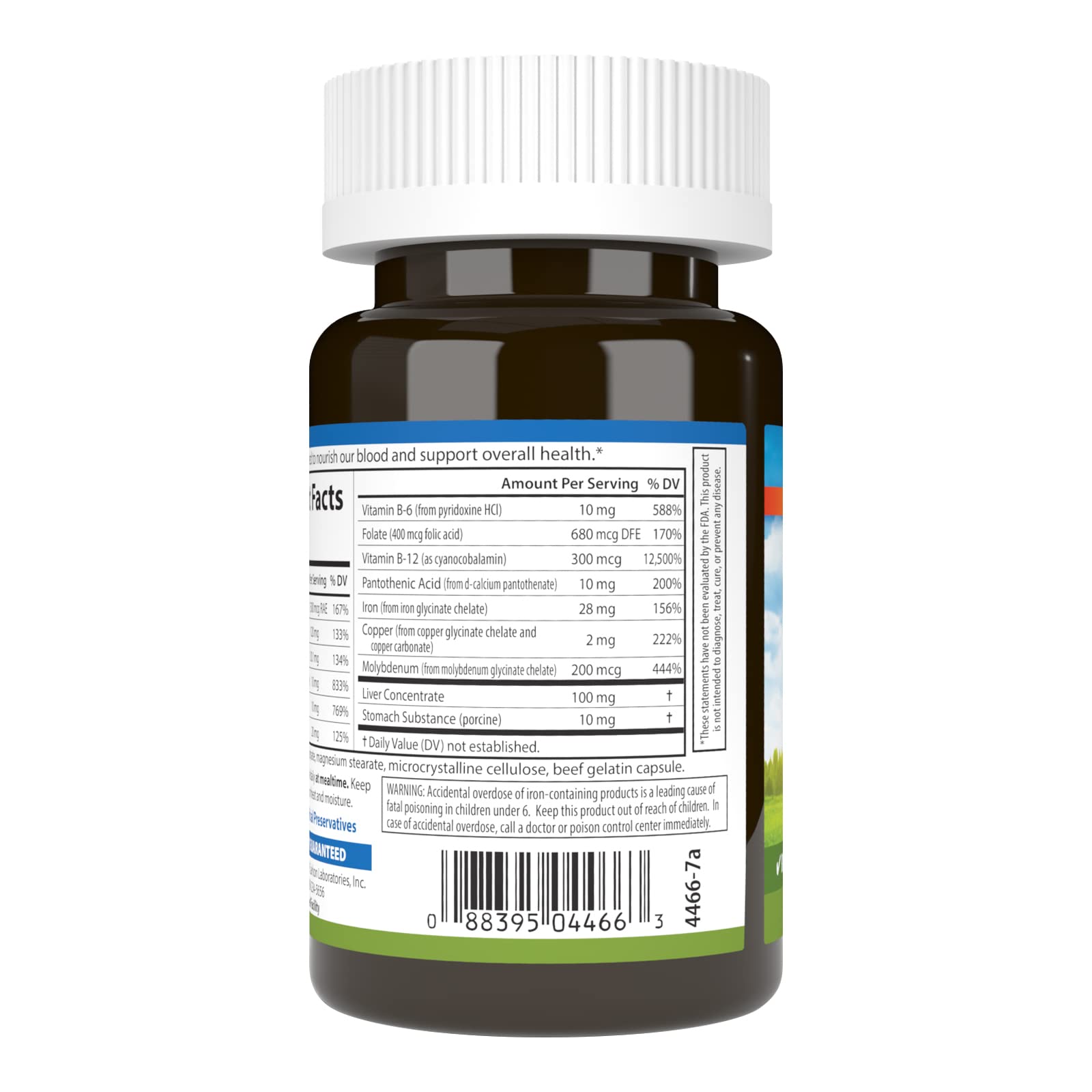 Carlson hémoglobine et vitamines – soutien des fonctions sanguines.