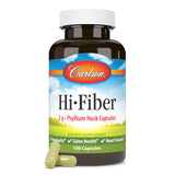 Carlson Hi-Fiber : ingrédients psyllium husk pour fibre naturelle.