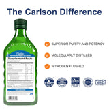 Carlson huile foie morue - verre doseur pour portions faciles.