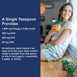 Carlson huile poisson - certifications IFOS et IGEN non-GMO visibles.