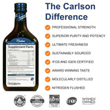 Carlson huile-poisson-citron: dose mesurée pratique pour l’utilisation quotidienne.