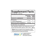 Carlson K Complete Softgels - étiquette démontrant la qualité et la conformité FDA