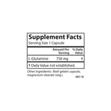 Carlson L-Glutamine – emballage extérieur, présentation claire