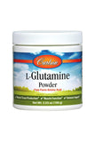 Carlson L-Glutamine en poudre dans bouteille, soutien potentiel à la récupération musculaire