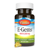 Utilisation quotidienne facile avec Carlson E-Gems gélules souples.