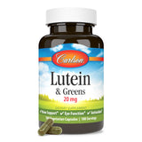 Carlson Lutein et Greens – antioxydants naturels pour les yeux