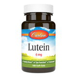Carlson Lutein 6 mg – bouteille de gelules, soutien potentiel de la vision.