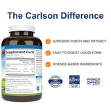 Carlson Magnésium Chelaté 200 mg – étiquette lisible pour un complément quotidien