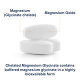 Carlson Magnésium Chelaté 200 mg – gros plan sur les comprimés