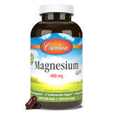 Carlson magnésium gélules — bouteille visible, soutien potentiel du cœur et des muscles