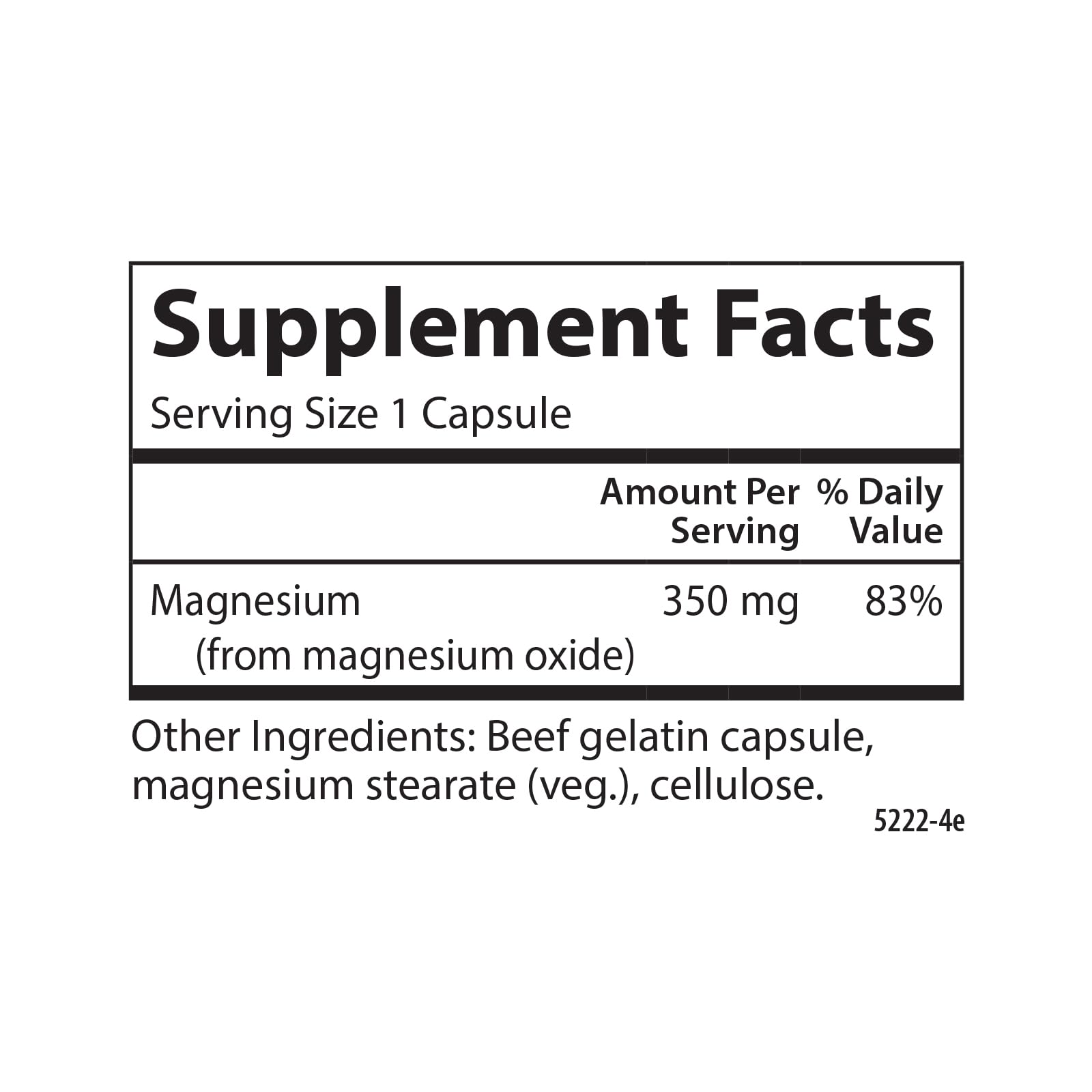 Carlson Magnésium — gélules visibles, usage quotidien pour les muscles et les nerfs.