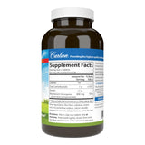 Carlson Magnesium Glycinate 200 mg – étiquette en gros plan avec informations sur la forme glycinée.