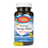 Carlson Maximum Omega Minis - certifications IFOS et IGEN, non-GMO.