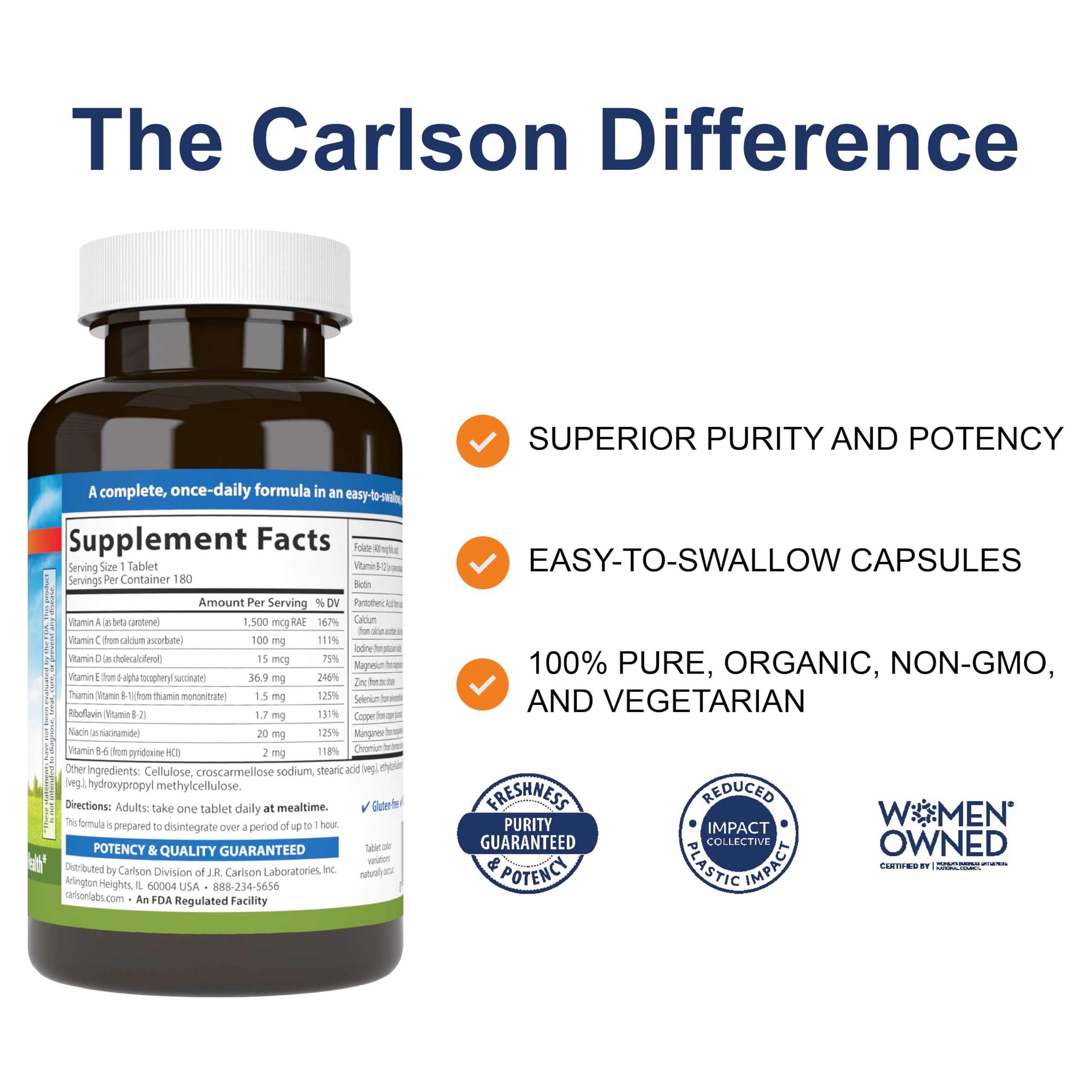 Carlson Mini-Multi, emballage compact idéal pour les déplacements.