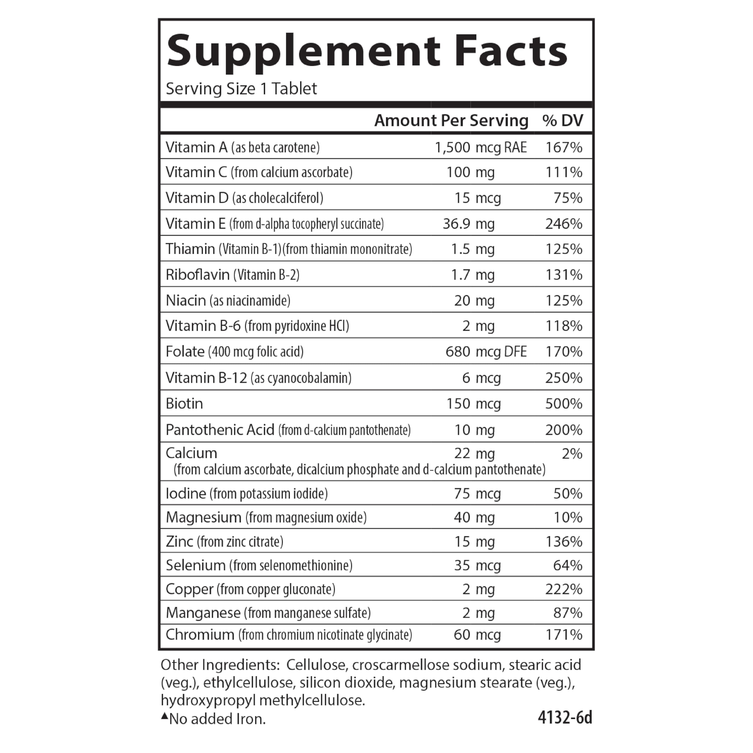 Carlson Mini-Multi, soutien immunitaire potentiel grâce à des vitamines et minéraux.