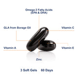 Carlson Moistur-eyes : vitamines A C et E pour l'antioxydant oculaire
