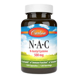 Carlson NAC 500 mg — capsule facile à avaler pour le foie sain.
