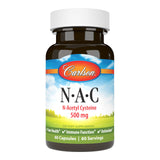 Carlson NAC gélules 500 mg pour une utilisation quotidienne pratique.