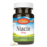 Carlson Niacine 50 mg – emballage extérieur, signalétique claire