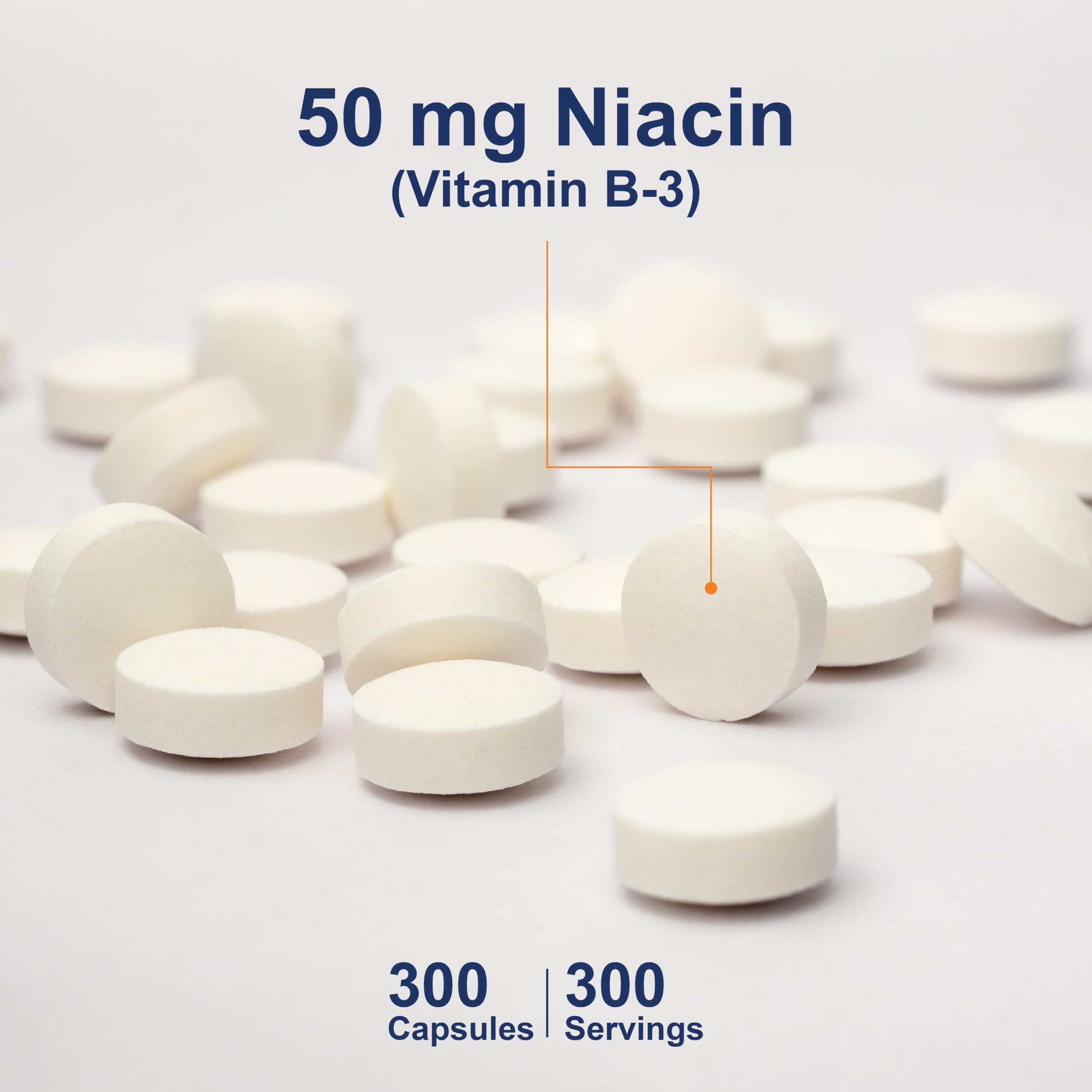 Carlson Niacine 50 mg — prise quotidienne favorise le bon fonctionnement nerveux