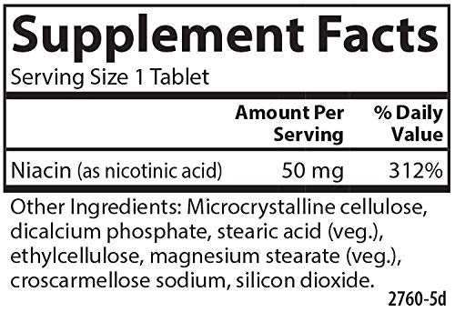 Carlson Niacine 50 mg – tablettes, intégration simple dans la routine