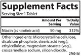 Carlson Niacine 50 mg – tablettes, intégration simple dans la routine