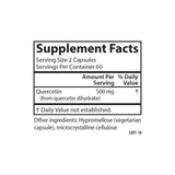 Carlson Quercétine 500 mg - Boîte et notice: présentation claire pour l'utilisation quotidienne.