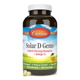 Carlson Solar D Gems – emballage 360 gelules, format pratique.