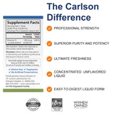 Carlson Super Daily D3 flacon-transparent, visibilité facile du niveau restant.