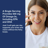 Carlson Super DHA Gems, emballage avec labels IFOS et sans OGM.