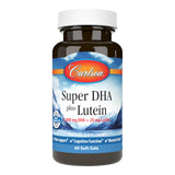 Carlson Super DHA Luteine, bouteille et gélules faciles à prendre pour le quotidien