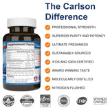 Carlson Super Omega-3 Gems – gelules EPA et DHA favorisent la fonction cérébrale.