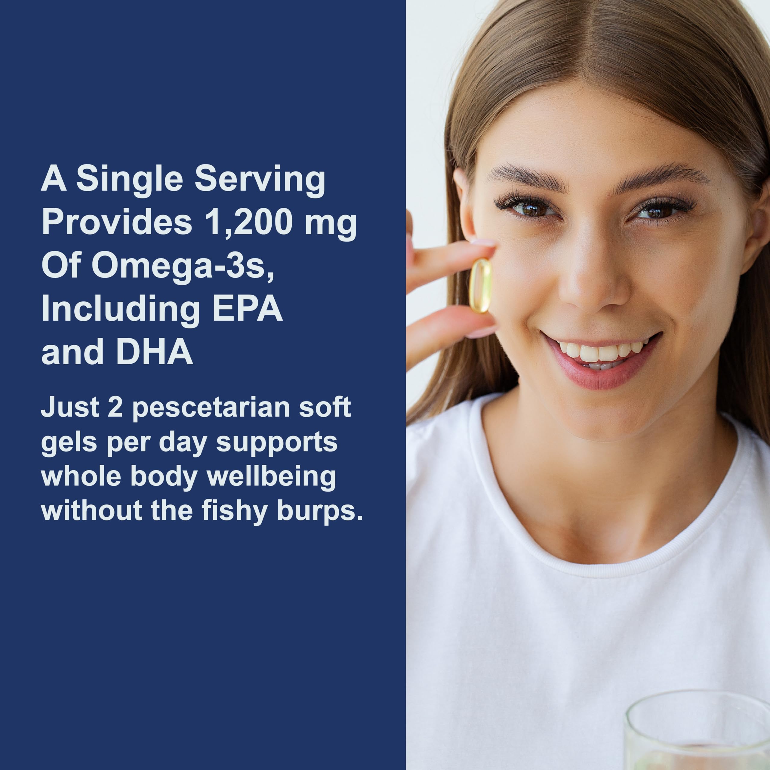 Carlson Super Omega-3 Gems – portionnée pour un apport quotidien pratique.