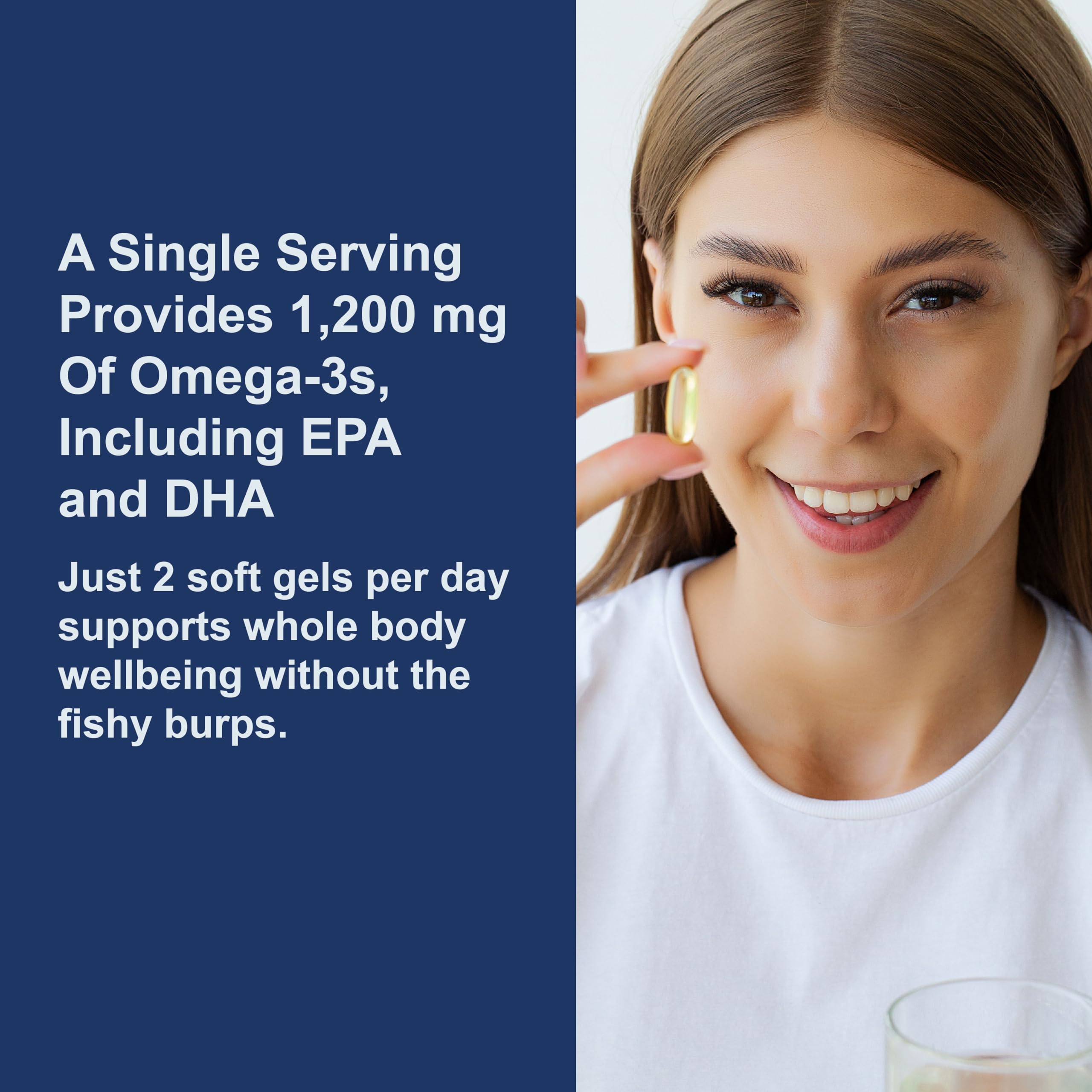 Carlson Super Omega-3 Gems: prise quotidienne pratique dans une routine bien-être.