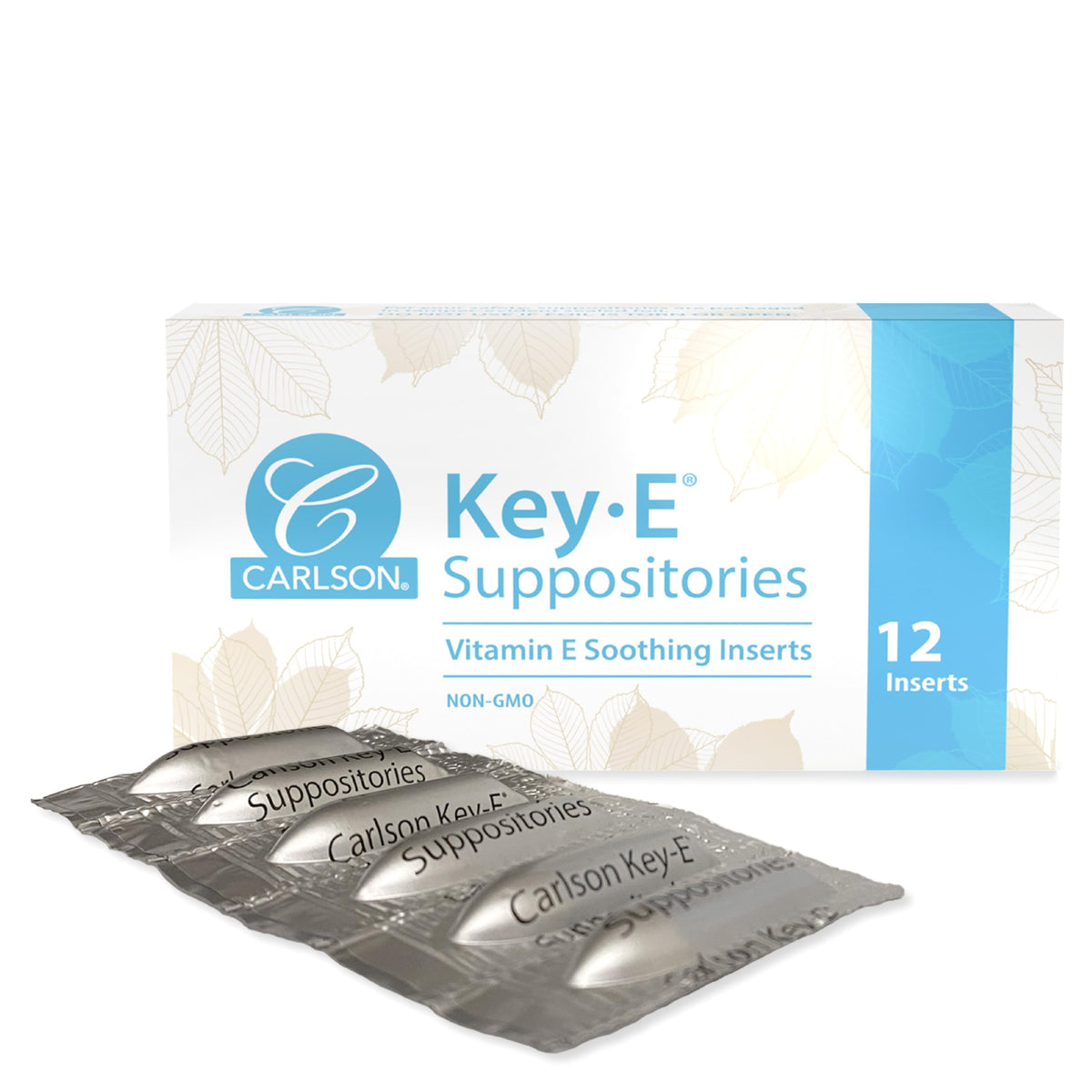 Carlson Key-E suppositoires avec emballage pratique pour usage domestique discret