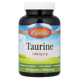 Carlson Taurine – bouteille, soutien nerveux et routine quotidienne.