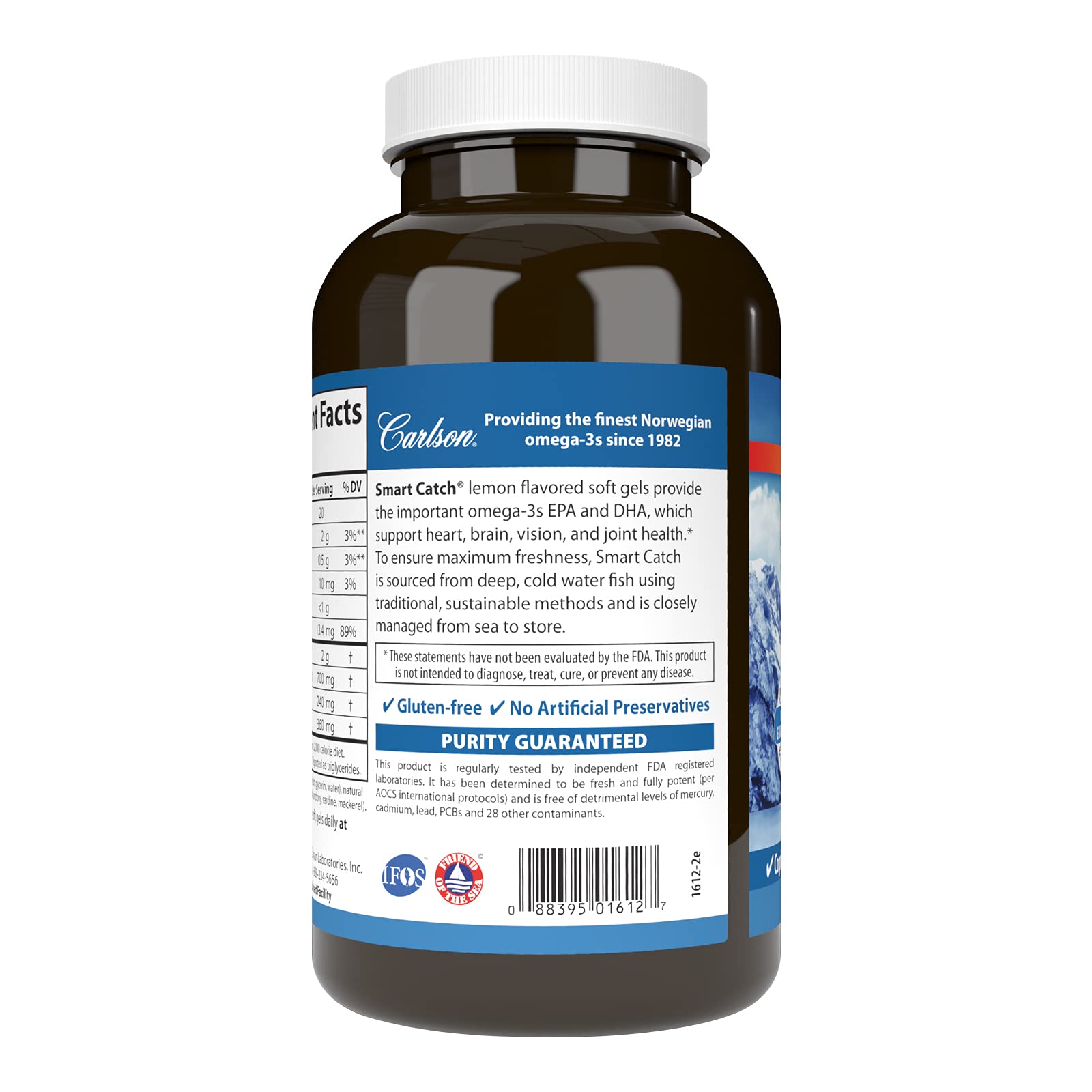Carlson Smart Catch — certifications IFOS et IGEN pour la qualité.