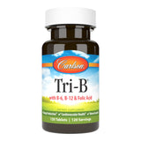 Carlson Tri-B, boîte-pilules pour un apport quotidien en vitamines B.