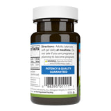 Carlson Vitamine A, étiquette-bouteille, rappelle la sécurité et le contrôle de puissance.